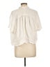 Max Studio Ivory Short Sleeve Blouse Size L - photo 2