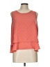 metaphor 100% Polyester Orange Sleeveless Top Size L - photo 1
