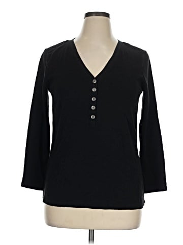 Caslon Long Sleeve Henley (view 1)