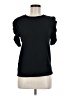 Ann Taylor LOFT Black Short Sleeve Top Size L - photo 1
