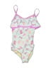 Lands' End Print Green One Piece Swimsuit Size 4 - photo 1