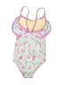 Lands' End Print Green One Piece Swimsuit Size 4 - photo 2