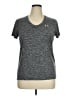 Under Armour 100% Polyester Gray Active T-Shirt Size XL - photo 1