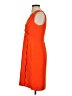 J.Crew 100% Polyester Solid Orange Cocktail Dress Size 0 - photo 5