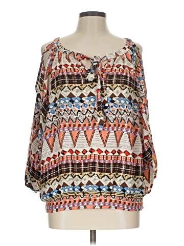 Umgee 3/4 Sleeve Blouse (view 1)