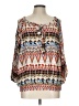 Umgee Orange 3/4 Sleeve Blouse Size L - photo 1