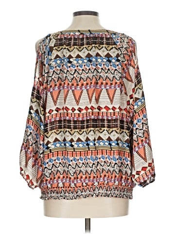 Umgee 3/4 Sleeve Blouse (view 2)