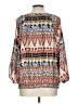 Umgee Orange 3/4 Sleeve Blouse Size L - photo 2