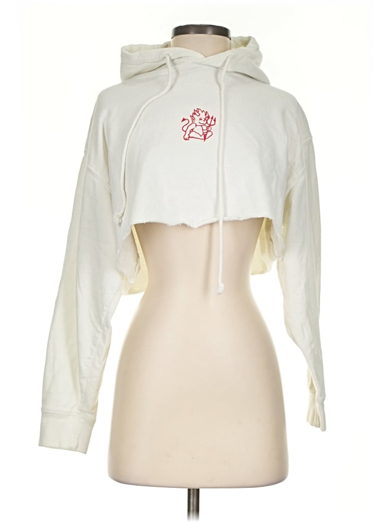 Pre-owned John Galt Cardigan Sweater In White