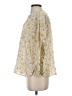 J.Crew 100% Cotton Floral Yellow Long Sleeve Blouse Size XS - photo 5