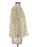 J.Crew 100% Cotton Floral Yellow Long Sleeve Blouse Size XS - photo 4