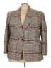 Evan Picone Plaid Brown Blazer Size 5X - photo 1