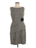 Connected Apparel Gray Cocktail Dress Size 8 - photo 1