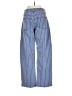 Just Black Stripes Blue Jeans Size 25 waist - photo 2