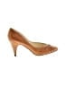 Proxy 100% Leather Tan Heels Size 7 1/2 - photo 1