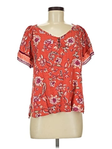 Maurices Short Sleeve Blouse (view 1)