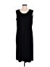 Blair Solid Black Casual Dress Size L (estimated) - photo 1