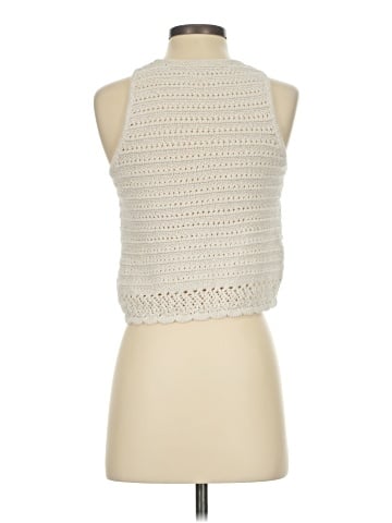 Madewell Kellen Crocheted Sweater Tank (view 2)