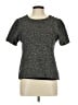 Ann Taylor Gray Short Sleeve Top Size L - photo 1