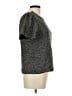 Ann Taylor Gray Short Sleeve Top Size L - photo 4