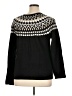 J.Jill Chevron-herringbone Black Pullover Sweater Size XL - photo 2