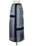 Halogen 100% Polyester Paisley Blue Casual Skirt Size XS - photo 2