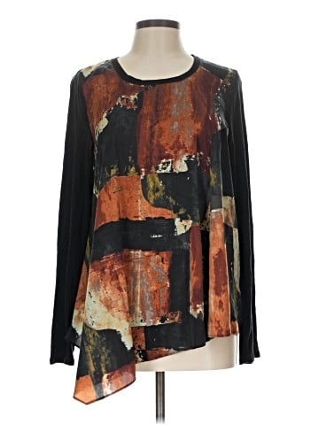 Simply Vera Vera Wang Long Sleeve Blouse (view 1)