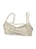 Motel 100% Polyester Gold Swimsuit Top Size M - photo 1
