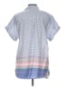 Talbots 100% Cotton Stripes Blue Short Sleeve Blouse Size L - photo 2