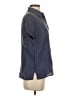 L.L.Bean 100% Linen Blue Short Sleeve Blouse Size XS - photo 4