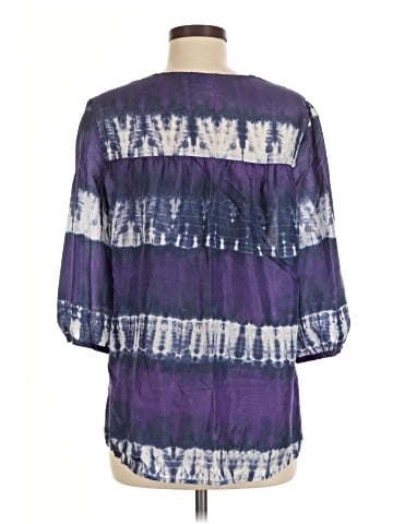Calypso St. Barth For Target 3/4 Sleeve Silk Top (view 2)