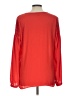 Talbots 100% Polyester Red Long Sleeve Blouse Size L - photo 2