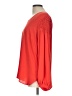 Talbots 100% Polyester Red Long Sleeve Blouse Size L - photo 5