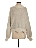 FRNCH Solid Tan Pullover Sweater Size S - photo 1
