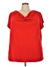 80 Park Red Short Sleeve Top Size 3X - photo 1