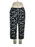 J.Jill 100% Spandex Floral Blue Casual Pants Size XL Petite - photo 1