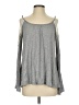 Rewind Gray Long Sleeve Top Size S - photo 1