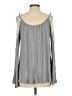 Rewind Gray Long Sleeve Top Size S - photo 2