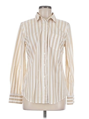 J.Crew Factory Store Long Sleeve Button-Down Shirt (view 1)