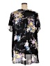 Torrid Floral Black Short Sleeve Blouse Size 4X Plus (4) - photo 2