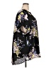 Torrid Floral Black Short Sleeve Blouse Size 4X Plus (4) - photo 4