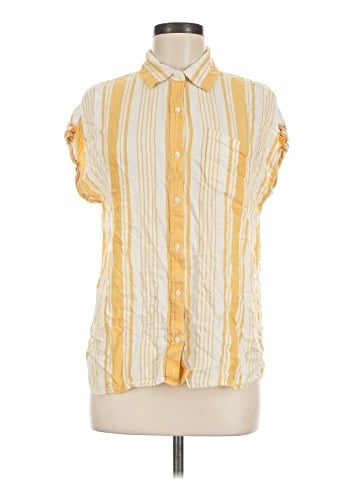 Cosmic Blue Love Short Sleeve Blouse (view 1)