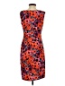 Evan Picone Print Orange Cocktail Dress Size 4 - photo 2