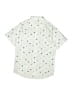 Hurley 100% Cotton Print Ivory Short Sleeve Button-Down Shirt Size 10 - 12 - photo 2