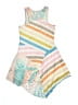 Truly Me Graphic White Pink Dress Size 14 - photo 2