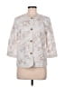 Alfred Dunner 100% Cotton Paisley Ivory Jacket Size 8 Petite - photo 1
