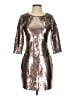 BB Dakota Metallic Silver Cocktail Dress Size S - photo 1