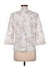 Alfred Dunner 100% Cotton Paisley Ivory Jacket Size 8 Petite - photo 2