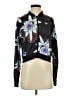 Adidas 100% Polyester Floral Black Cardigan Size XS - photo 1