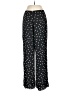Just Fab 100% Polyester Polka Dots Black Casual Pants Size S - photo 1
